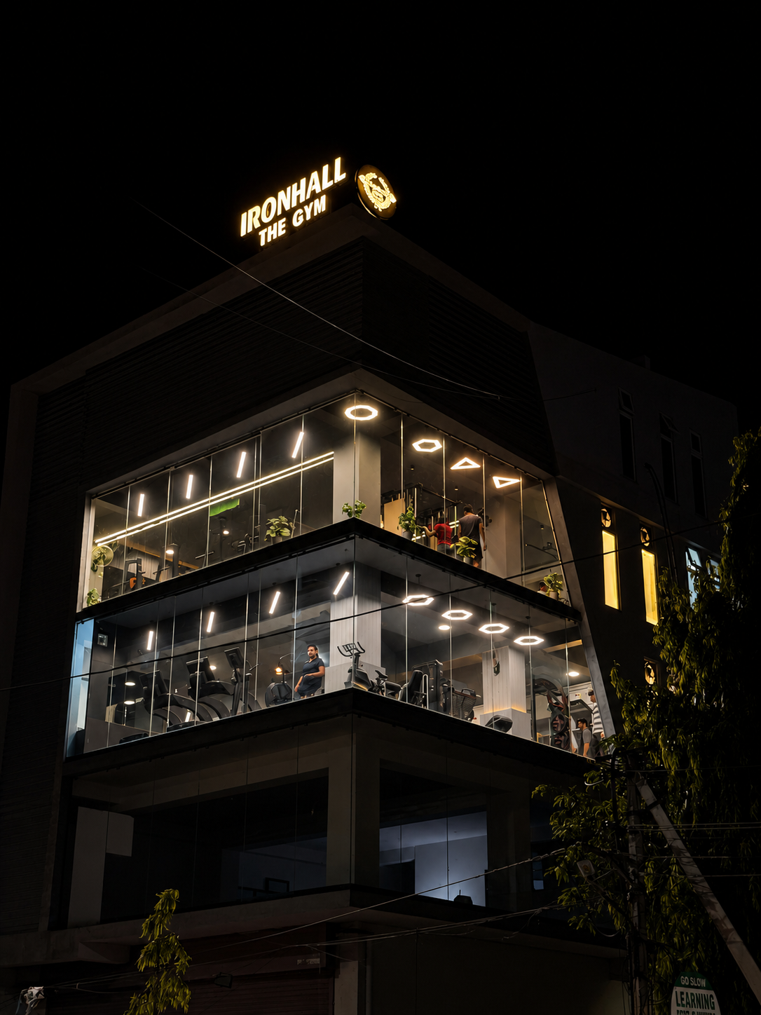 Ironhall The Gym at night